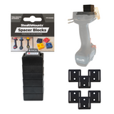 StealthMounts Tool Mount 12mm Spacers, Red, Yellow, Black & Teal