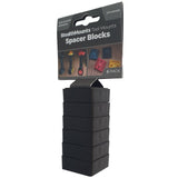 StealthMounts Tool Mount 12mm Spacers, Red, Yellow, Black & Teal