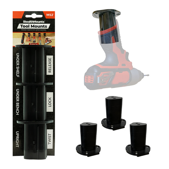 StealthMounts Tool Mounts for Milwaukee M12