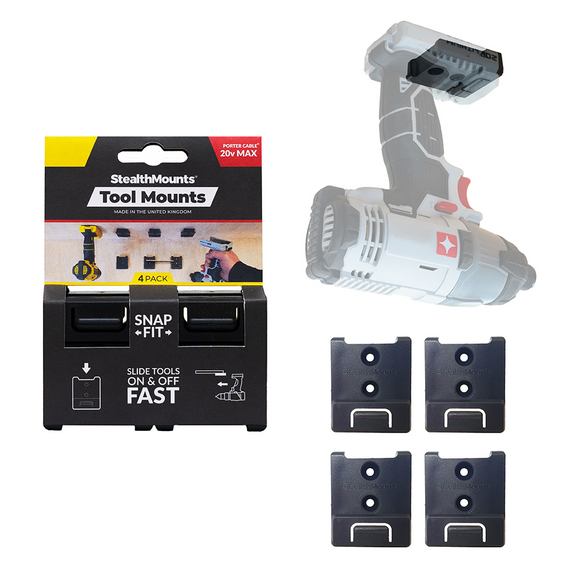 StealthMounts Tool Mounts for Stanley Fat Max, Porter Cable 18v