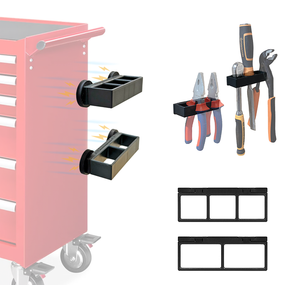 StealthMounts Wall Hive System Magnetic Plier Rack - 2 Pack