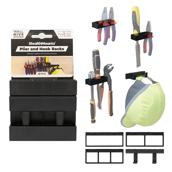 StealthMounts Wall Hive System Plier and Hook Racks