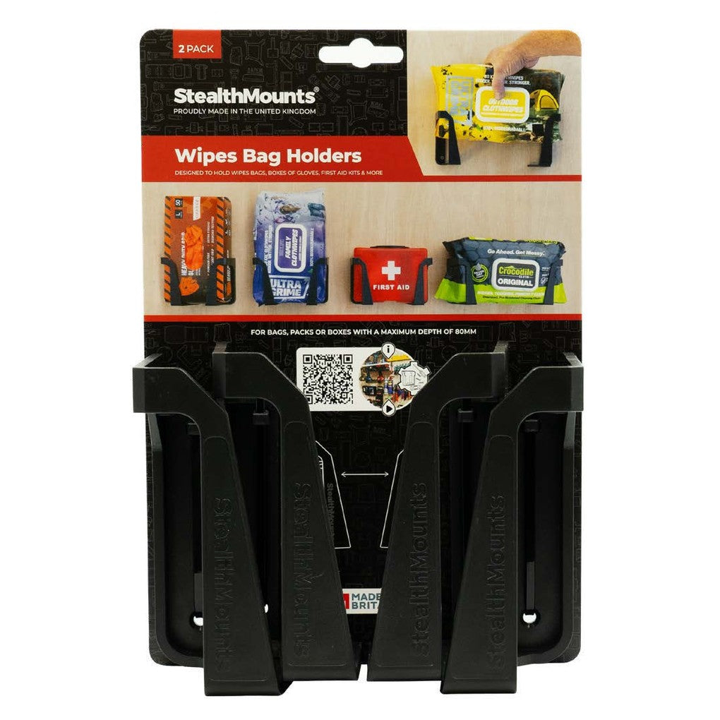 StealthMounts OM TBE V2 BLK 2 Silicone houder V2 Zwart 2 stuks StealthMounts OM TBE V2 BLK 2 Silicone houder V2 Zwart 2 stuks