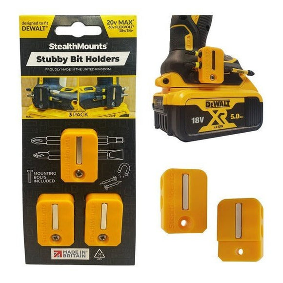 Stubby Magnetic Bit Holder for Dewalt XR & Flexvolt Tools