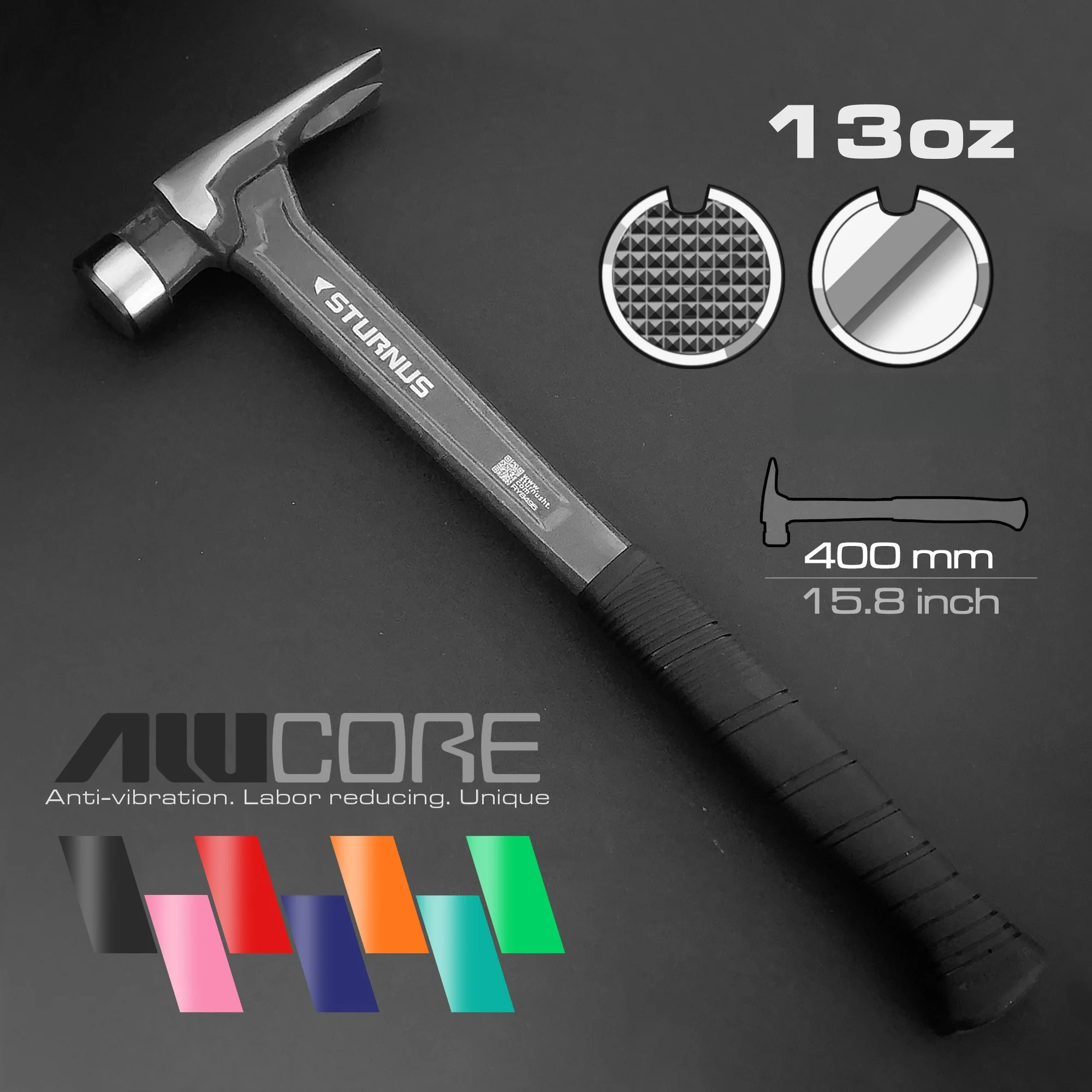 Sturnus Blue 13oz Velocity Rip Claw Hammer
