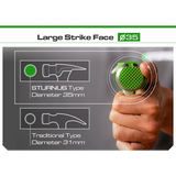 Sturnus Green 13oz Velocity Rip Claw Hammer