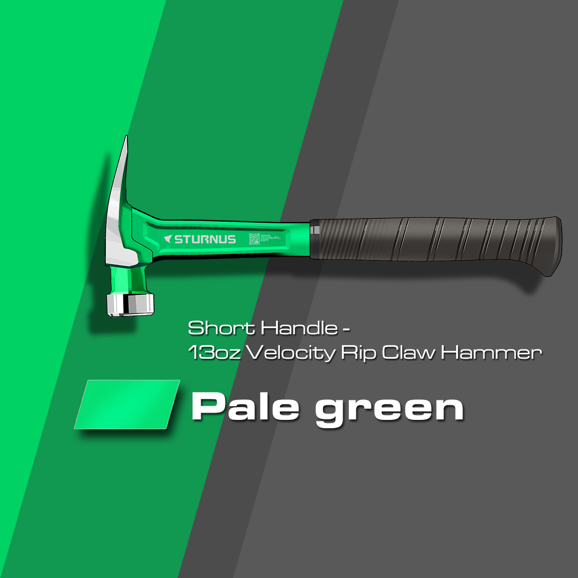 Sturnus Pale Green 13oz Velocity Rip Claw Hammer