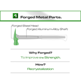 Sturnus Red 13oz Velocity Rip Claw Hammer