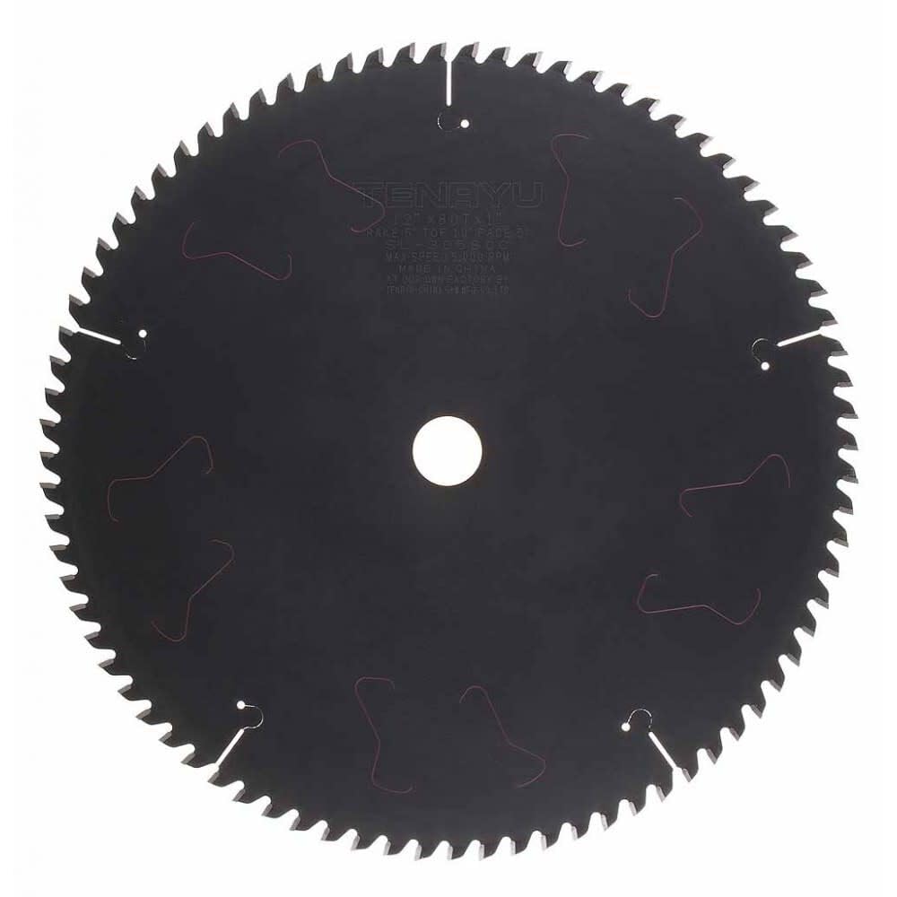 Tenryu SL-30580C Silencer-Series 12" X 80T 1" Arbor