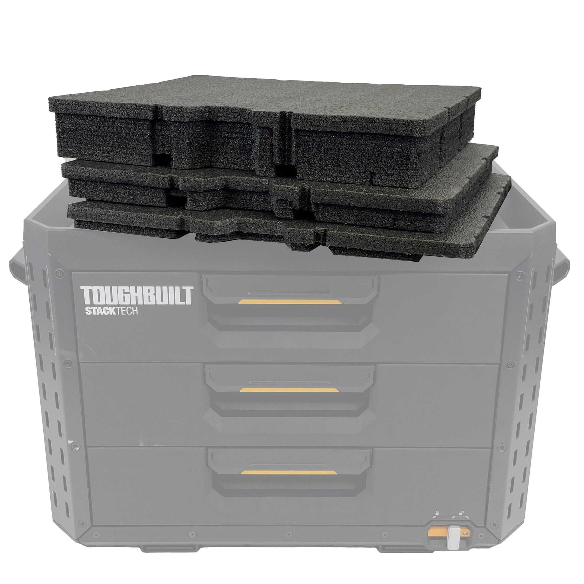ToughBuilt StackTech XL 3-Drawer Tool Box - Kaizen Inserts – KCI Tools