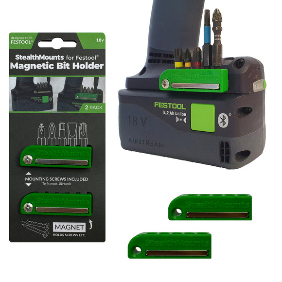 StealthMounts Magnetic Bit Holder for Festool 18v Tools