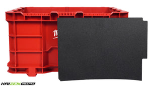 HDPE Plastic full height single divider - Milwaukee PACKOUT 18.6 in. Tool Storage Crate Bin 48-22-8440