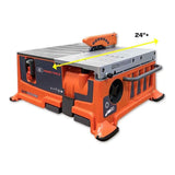 iQ228 Cyclone - 7" Dry Cutting Table Tile Saw with Integrated Dust Control