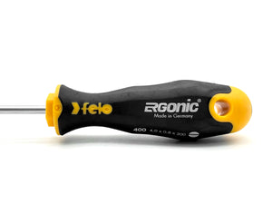 Felo 40004710 Ergonomic Flat Slotted Screwdriver 4.0X0.8X200