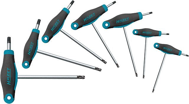 Hazet 829KKT/7 Screwdriver set ∙ with T-handle