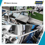 Hazet 6128-1CT  1⁄2″ Torque wrench ∙ US-STANDARD ∙ 67.8 – 339 Nm ∙ 50 – 250 lbf.ft ∙ ±3% ∙ With HiPer reversible ratchet