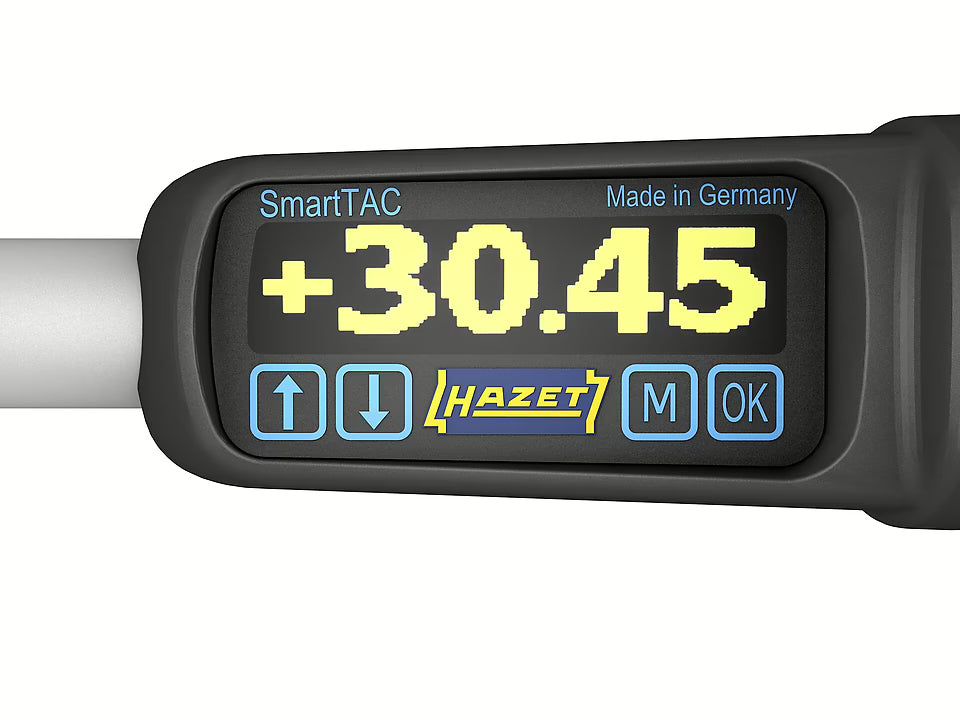 Hazet 7291-2STAC 9 x 12 mm ∙ 3⁄8″ Electronic torque wrench with built-in angle gauge ∙ 10 – 100 Nm ∙ 7.5 – 75 lbf.ft ∙ ±1%