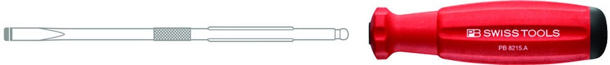 PB 8215 A SwissGrip interchangeable handle for quick and easy blade replacement for different profiles