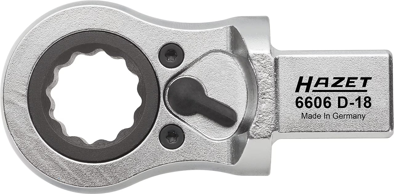 Hazet 6606D-18 Ratcheting insert box-end wrench