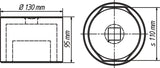 Hazet 4937-110 Commercial vehicle hub cap wrench