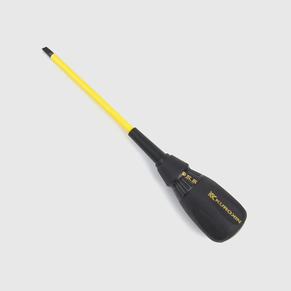 Fujiya Kurokin 556D-BG 5.5 x 150mm Electrician's Slotted Screwdriver
