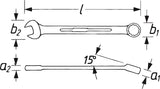 Hazet 600LG-12 Combination wrench ∙ extra long ∙ slim design
