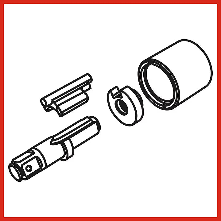 Hazet 9014P-1 1″ Impact wrench ∙ long spindle ∙ 3400 Nm