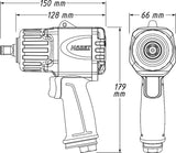 Hazet 9012TT 1⁄2″ Twin Turbo impact wrench ∙ 2200 Nm