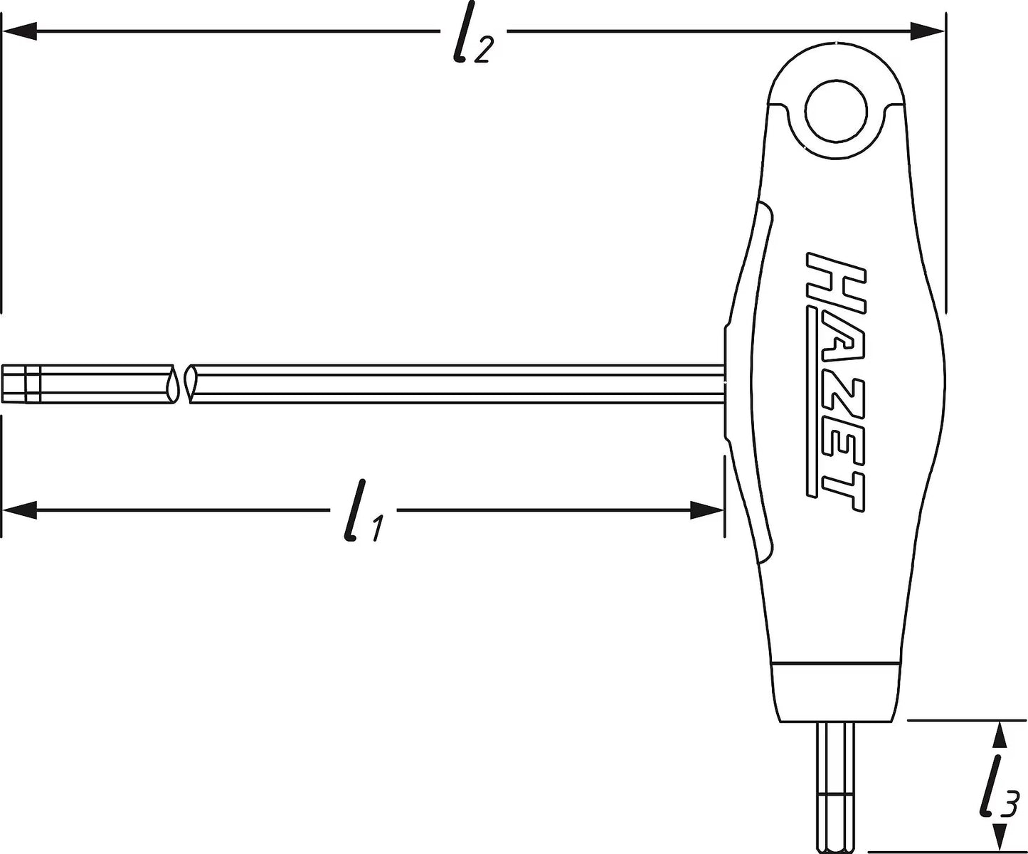 Hazet 829KKT-T25 Screwdriver ∙ with T-handle