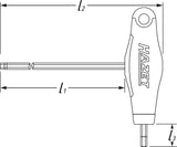 Hazet 829KK-4 Screwdriver ∙ with T-handle