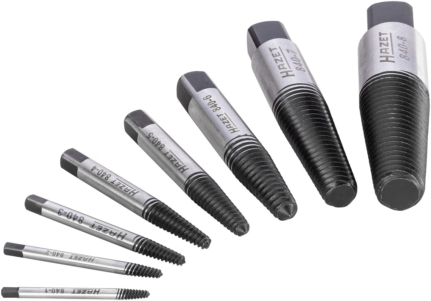 Hazet 840/8 Screw extractor set