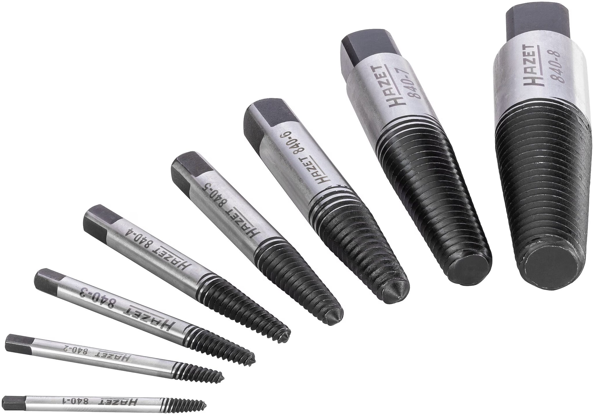 Hazet 840/8 Screw extractor set