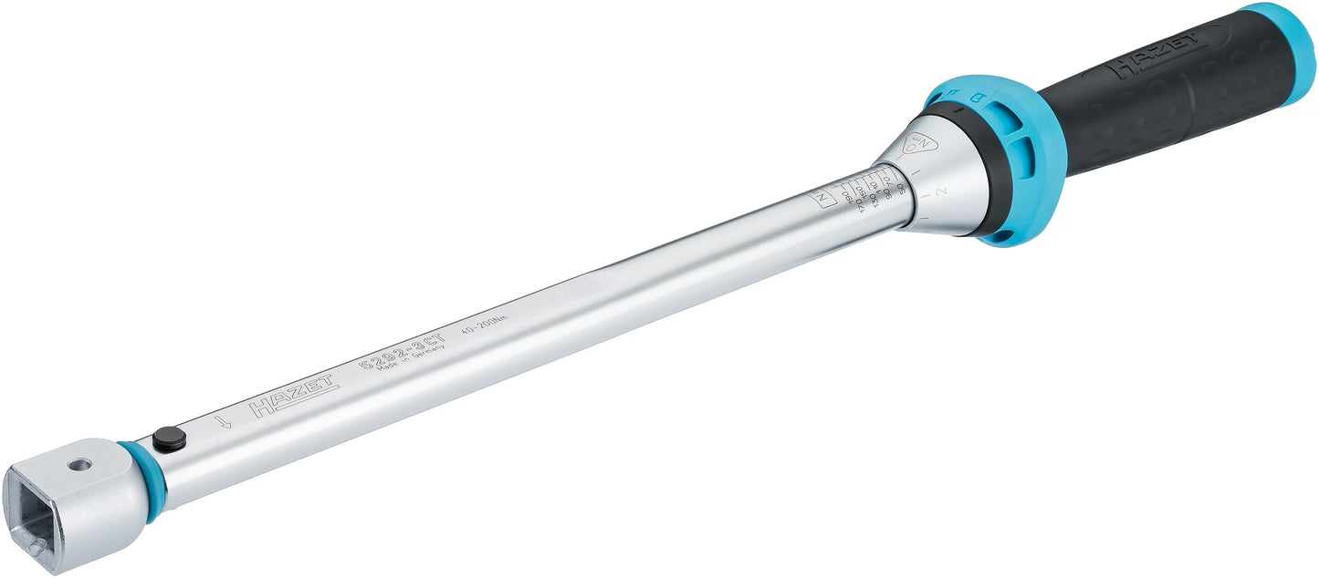 Hazet 5292-3CTCAL 14 x 18 mm Torque wrench with DAkkS calibration certificate ∙ 40 – 200 Nm ∙ ±3%