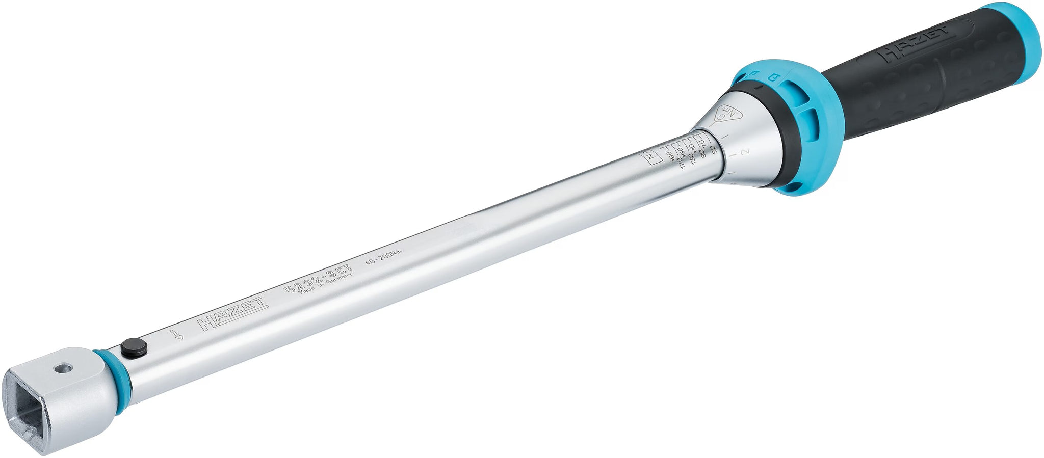 Hazet 5292-3CTCAL 14 x 18 mm Torque wrench with DAkkS calibration certificate ∙ 40 – 200 Nm ∙ ±3%