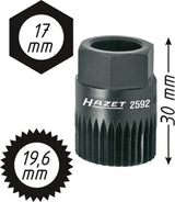 Hazet 2592 V-(ribbed) belt pulley adapter