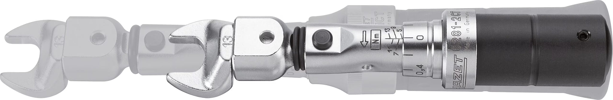 Hazet 6281-2CTCAL 9 x 12 mm Torque wrench with DAkkS calibration certificate ∙ 5 – 13 Nm ∙ ±4%