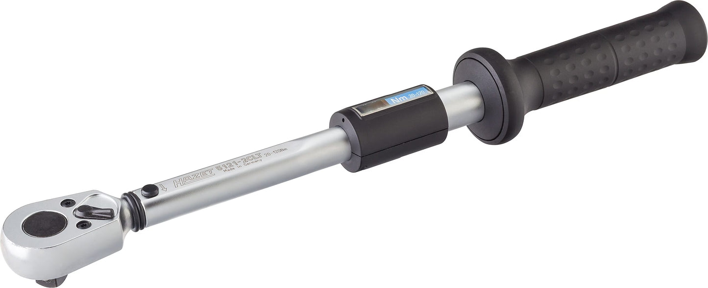 Hazet 5121-2CLT 1⁄2″ Torque wrench ∙ 20 – 120 Nm ∙ ±4%