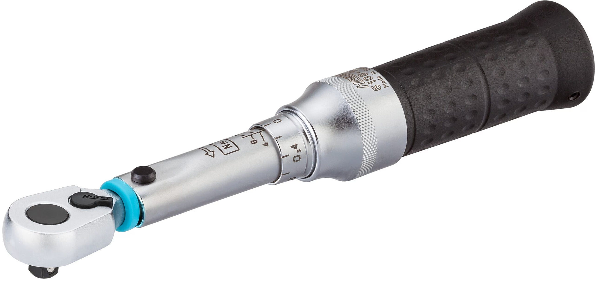 Hazet 6108-1CT  1⁄4″ Torque wrench ∙ 2 – 10 Nm ∙ ±2% ∙ With HiPer reversible ratchet