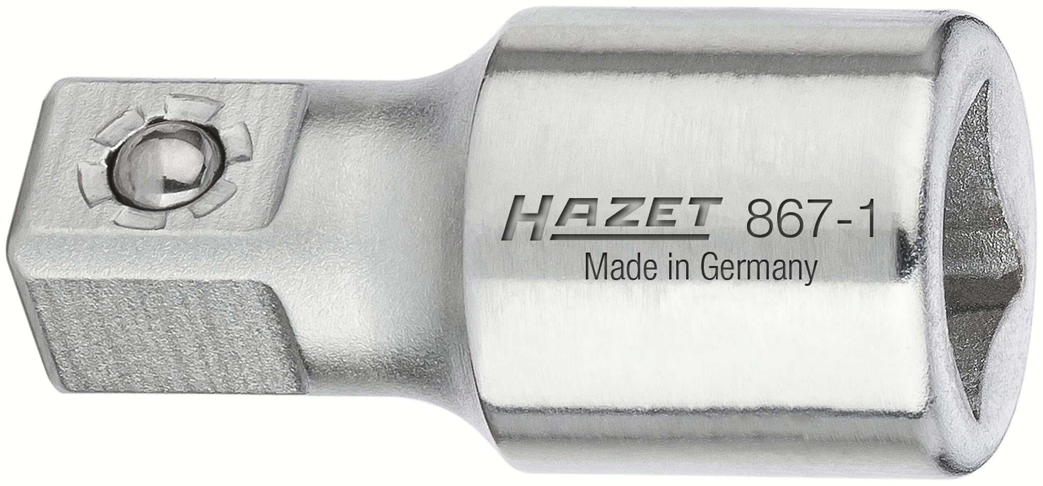 Hazet 867-1  1⁄4″→1⁄4″ Extension ∙ Length: 25 mm