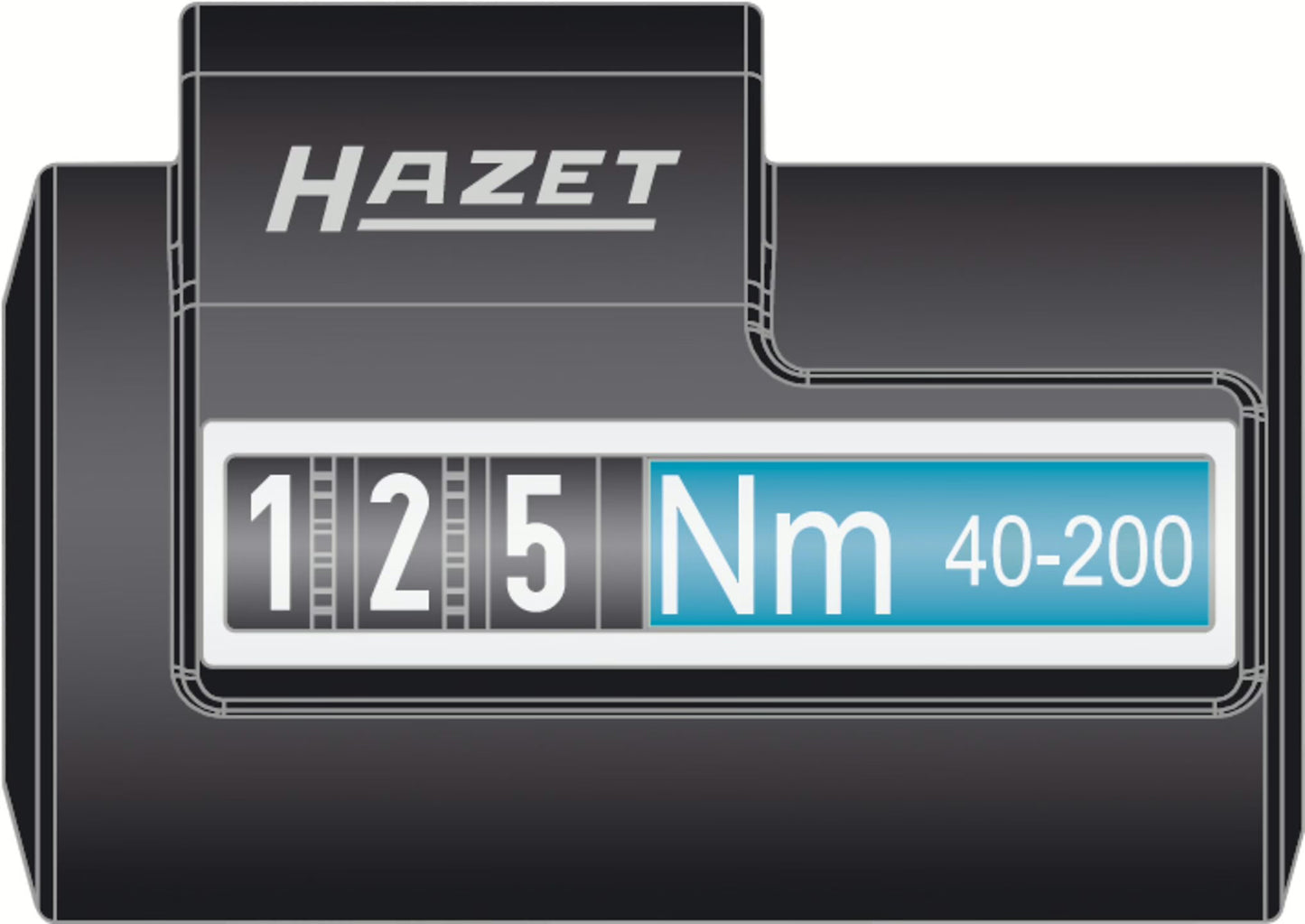 Hazet 5121-2CLT 1⁄2″ Torque wrench ∙ 20 – 120 Nm ∙ ±4%
