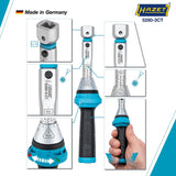 Hazet 5280-3CT 9 x 12 mm Torque wrench ∙ 2.5 – 25 Nm ∙ ±3%
