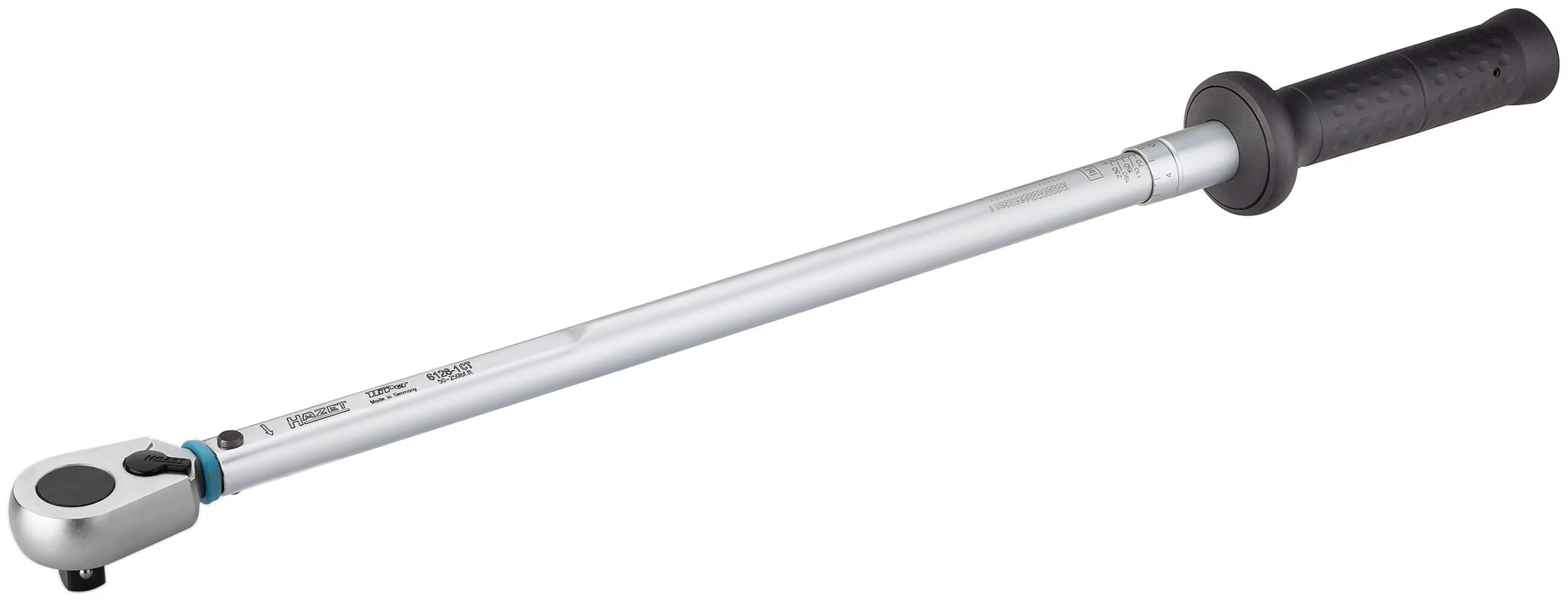 Hazet 6128-1CT  1⁄2″ Torque wrench ∙ US-STANDARD ∙ 67.8 – 339 Nm ∙ 50 – 250 lbf.ft ∙ ±3% ∙ With HiPer reversible ratchet