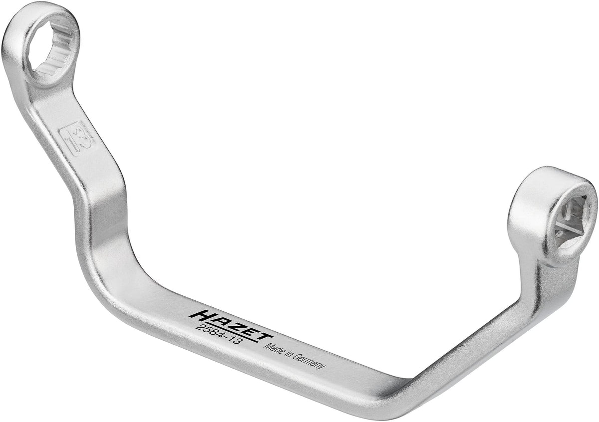 Hazet 2584-13 3⁄8″ Suction pipe / special wrench ∙ VAG ∙ 12-point outer profile ∙ 13 mm