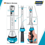 Hazet 5290-3CTCAL 9 x 12 mm Torque wrench with DAkkS calibration certificate ∙ 10 – 60 Nm ∙ ±3%
