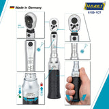 Hazet 6108-1CT  1⁄4″ Torque wrench ∙ 2 – 10 Nm ∙ ±2% ∙ With HiPer reversible ratchet