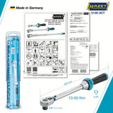 Hazet 5120-3CT 1⁄2″ Torque wrench ∙ 10 – 60 Nm ∙ ±3%
