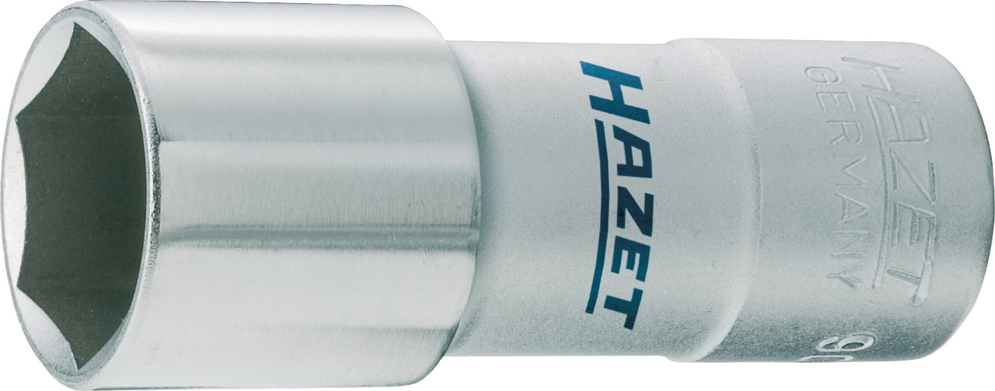Hazet 900MGT 1⁄2″ Spark plug socket ∙ 6-point outer profile ∙ 20.8 mm ∙ 13/16″