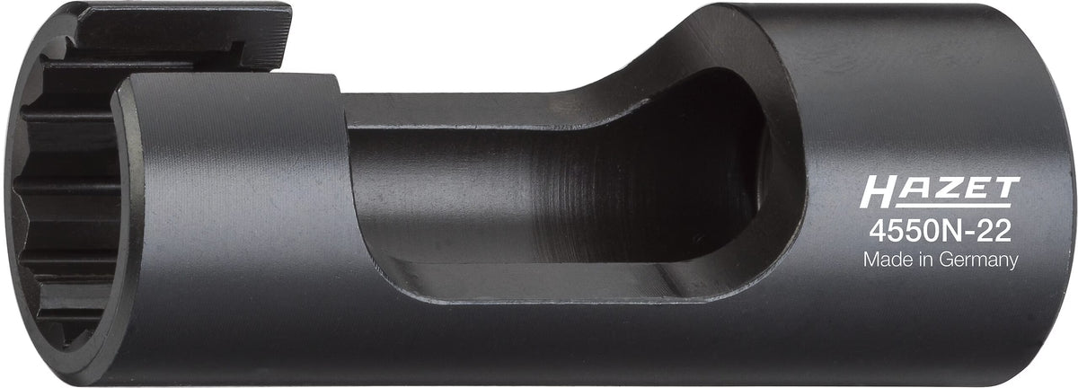 Hazet 4550N-22 1⁄2″ Injection line spanner ∙ 12-point outer profile ∙ 22 mm