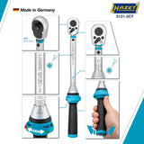 Hazet 5121-3CT 1⁄2″ Torque wrench ∙ 20 – 120 Nm ∙ ±3%