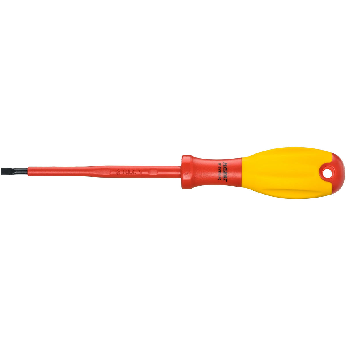 Hazet 810VDE-40 Screwdriver for electricians ∙ with protective insulation